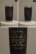 Double-Sided Hockey Tumbler – For True Hockey Fans