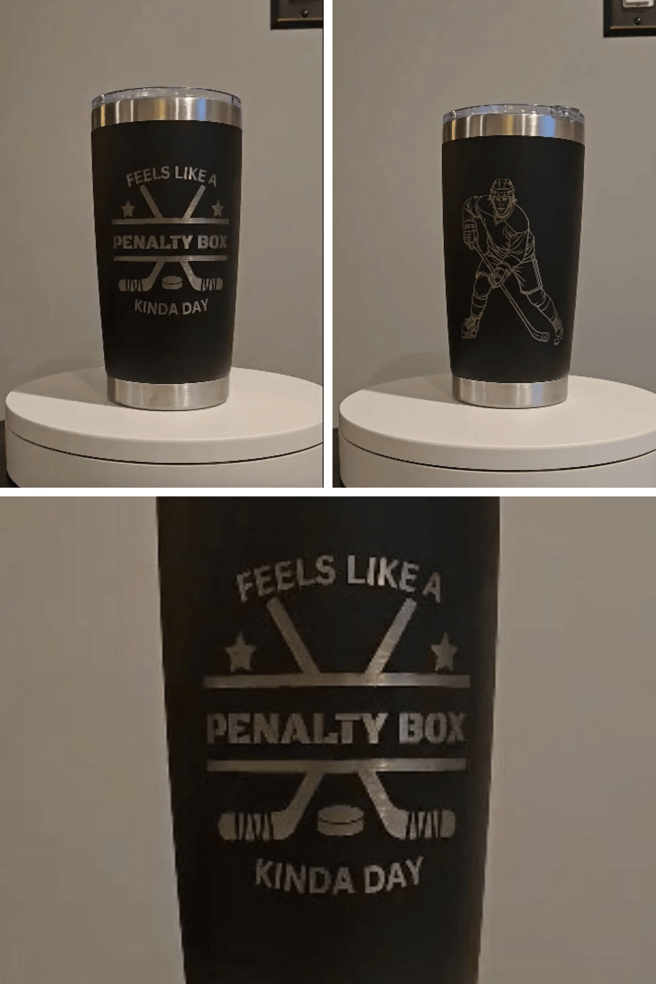 Double-Sided Hockey Tumbler – For True Hockey Fans