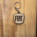 Car logo -Custom wood Keychains - FIAT