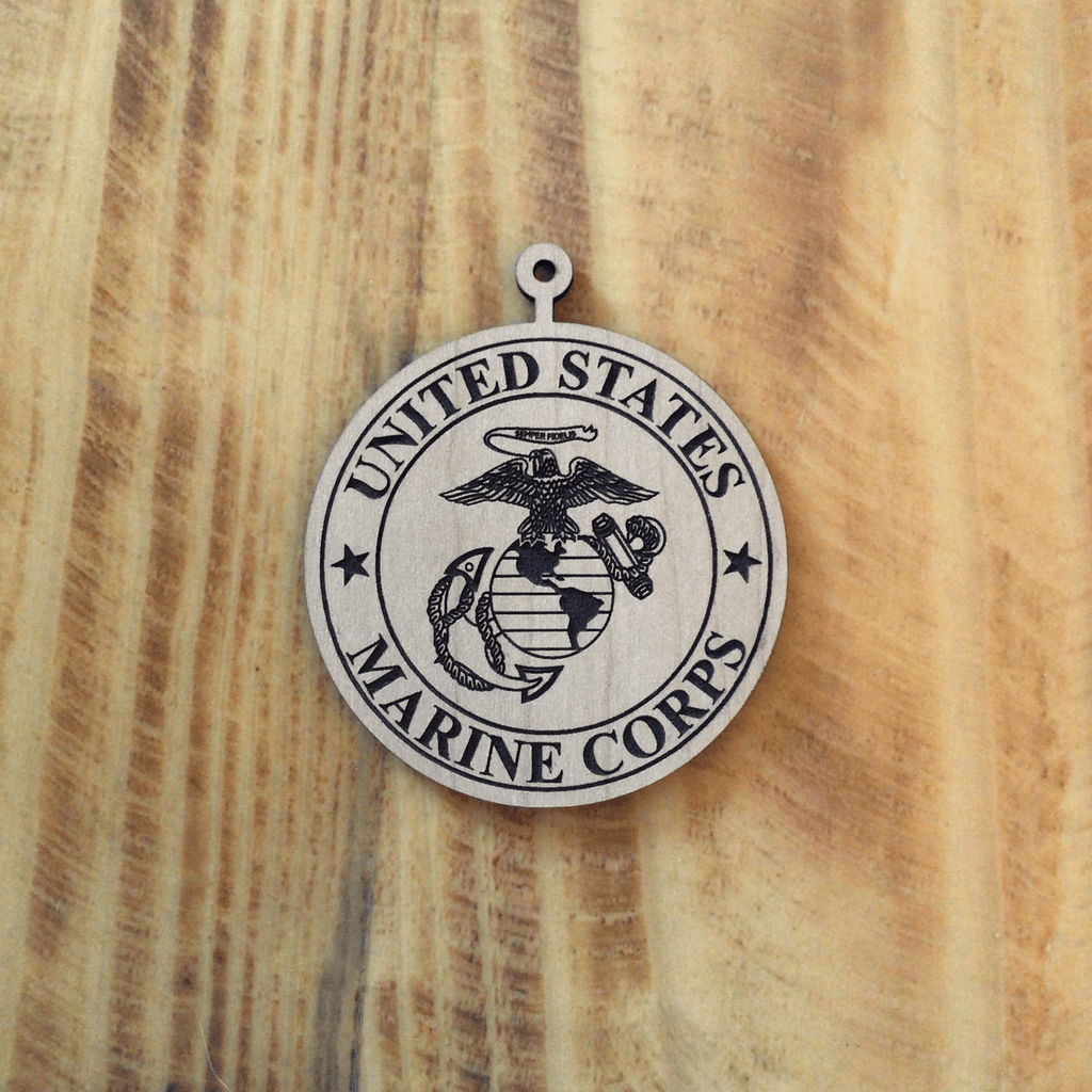 Engraved wood Military Ornament/Keepsake- Army