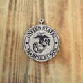 Engraved wood Military Ornament/Keepsake- Marine Corps