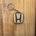 Car logo -Custom wood Keychains - Honda