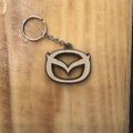 Car logo -Custom wood Keychains - Mazda
