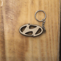 Car logo -Custom wood Keychains - Hyundai
