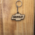 Car logo -Custom wood Keychains - Chevrolet