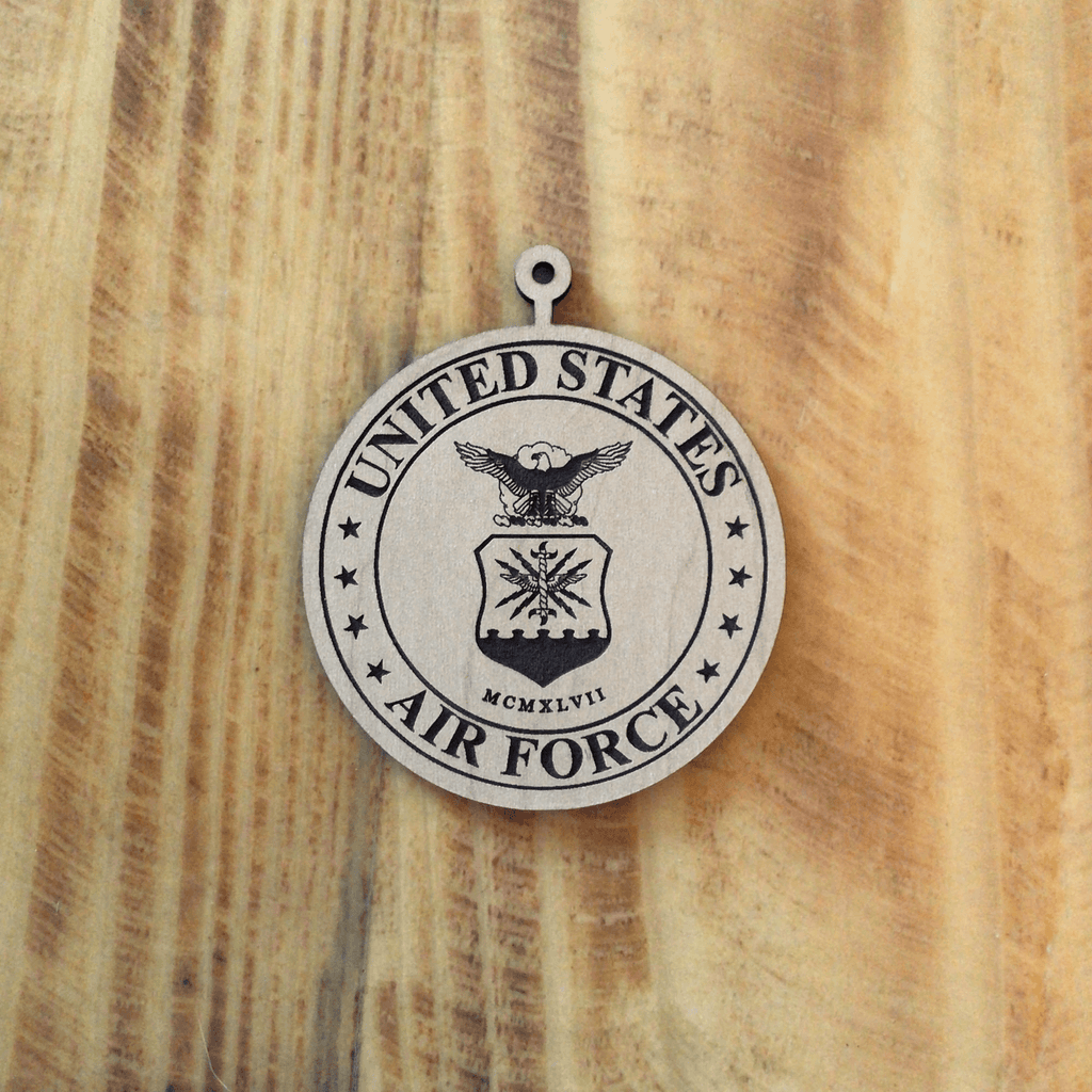 Engraved wood Military Ornament/Keepsake- Army