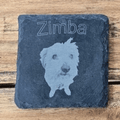 Custom Slate Coasters -Customizable -Set of 4
