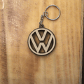 Car logo -Custom wood Keychains- Volkswagen