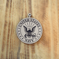 Engraved wood Military Ornament/Keepsake- Navy