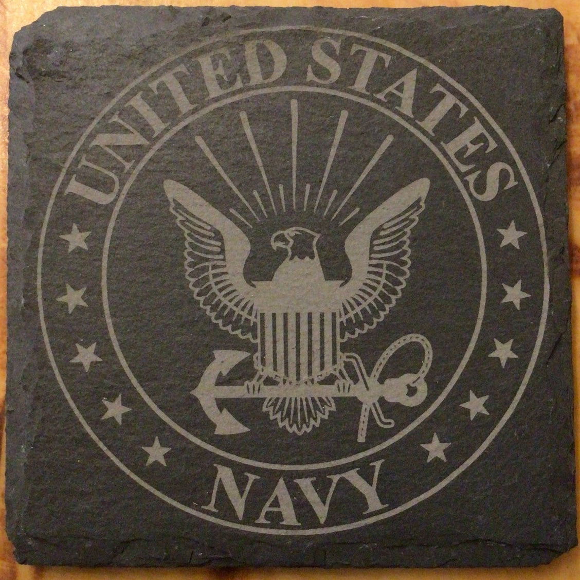 Custom Slate Coasters-Military Branches - Set of 4