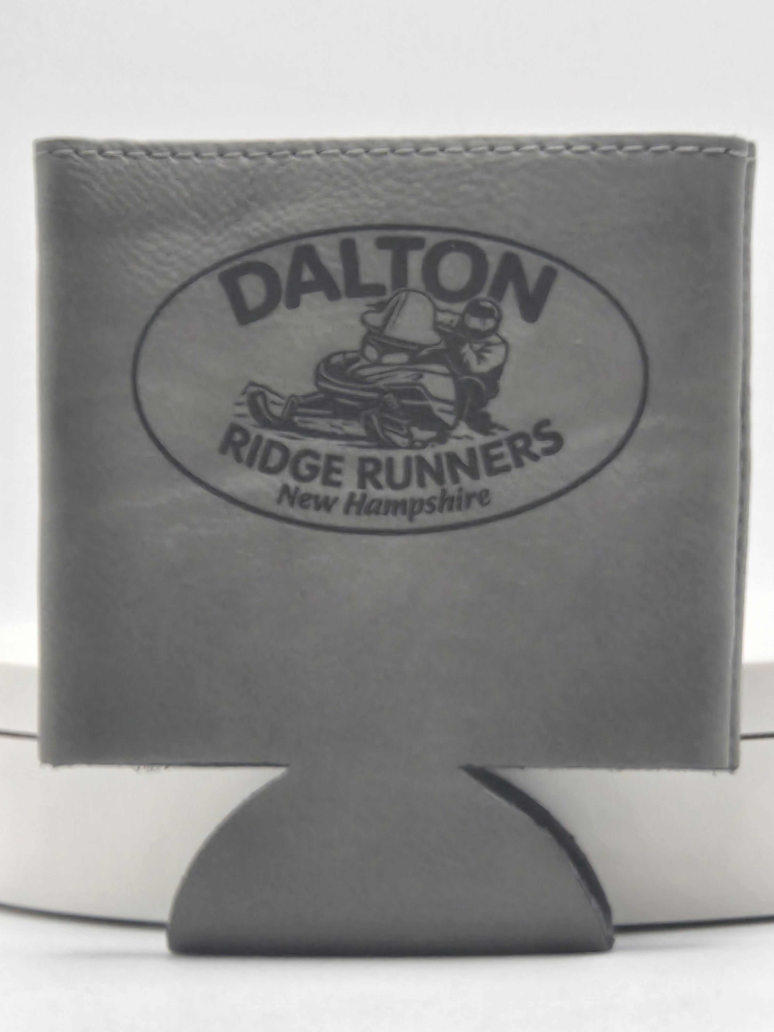 Dalton Ridge Runners Gray Leatherette Can Koozie